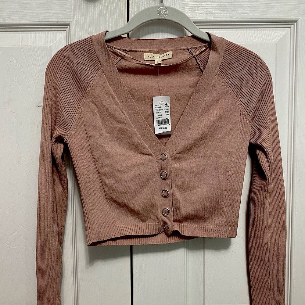 PacSun Long Sleeve Crop Top